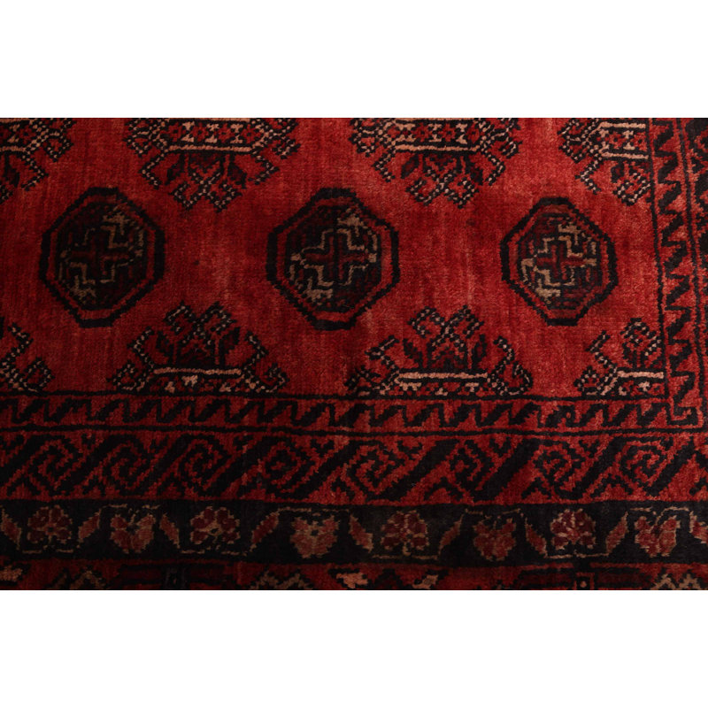 Tapis rouge Teimani 4 pi 3 po x 7 pi 4 po