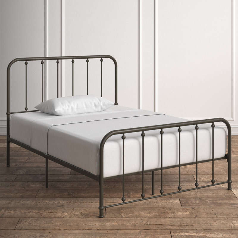 Maddie Metal Spindle Bed, Dark Bronze, Full