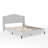 Martha Stewart Amelia Upholstered Platform Bed With Curved Headboard-97967492-97967494