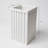 Square Grove Column Planter - White-1984462913