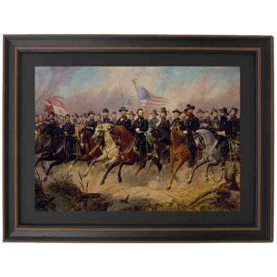 Grant et ses généraux par Ole Peter Hansen Balling | Reproduction encadrée