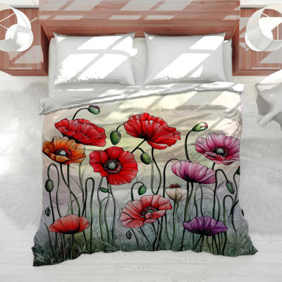 Édredon floral Poppies Field Bedding