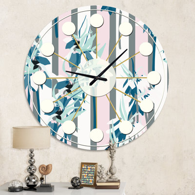 Horloge murale rétro Mid-Century