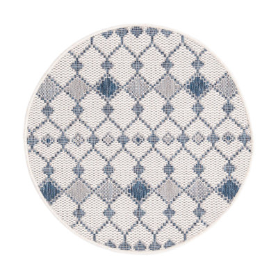 Tapis extérieur ivoire Traliccio