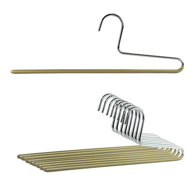 Metal Non-Slip Standard Hangers for Skirt/Pants