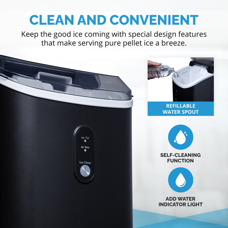 NewAir 45 lb. Countertop Nugget Ice Maker with Self-Cleaning