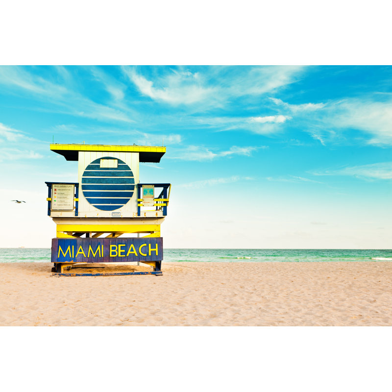 Tropical Beach by YinYang - Wrapped Canvas Print, 61cm H x 91cm W