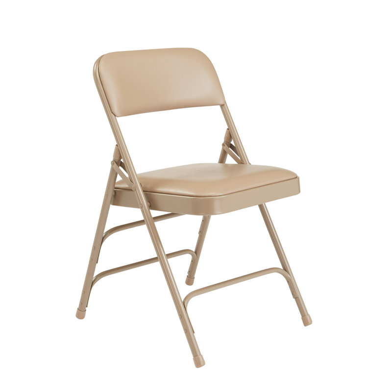 Chaise pliante rembourrée 1300 Series, Beige / cadre beige