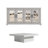 Caomhan Modern 2 Piece Coordinated Living Room Storage Set-927878873-927878875