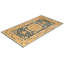 Tapis de couloir bleu / beige noué à la main de conception unique 6 pi 2 po x 10 pi 10 po Oakhur