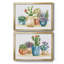 Summer Succulents I, toile encadrée de qualité supérieure - prête à être accrochée-1279392924-1279392927-1279425408