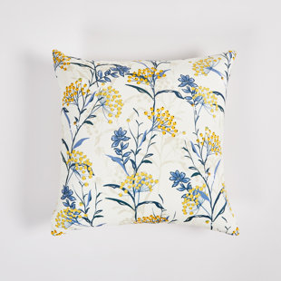 Coussin floral 22 po