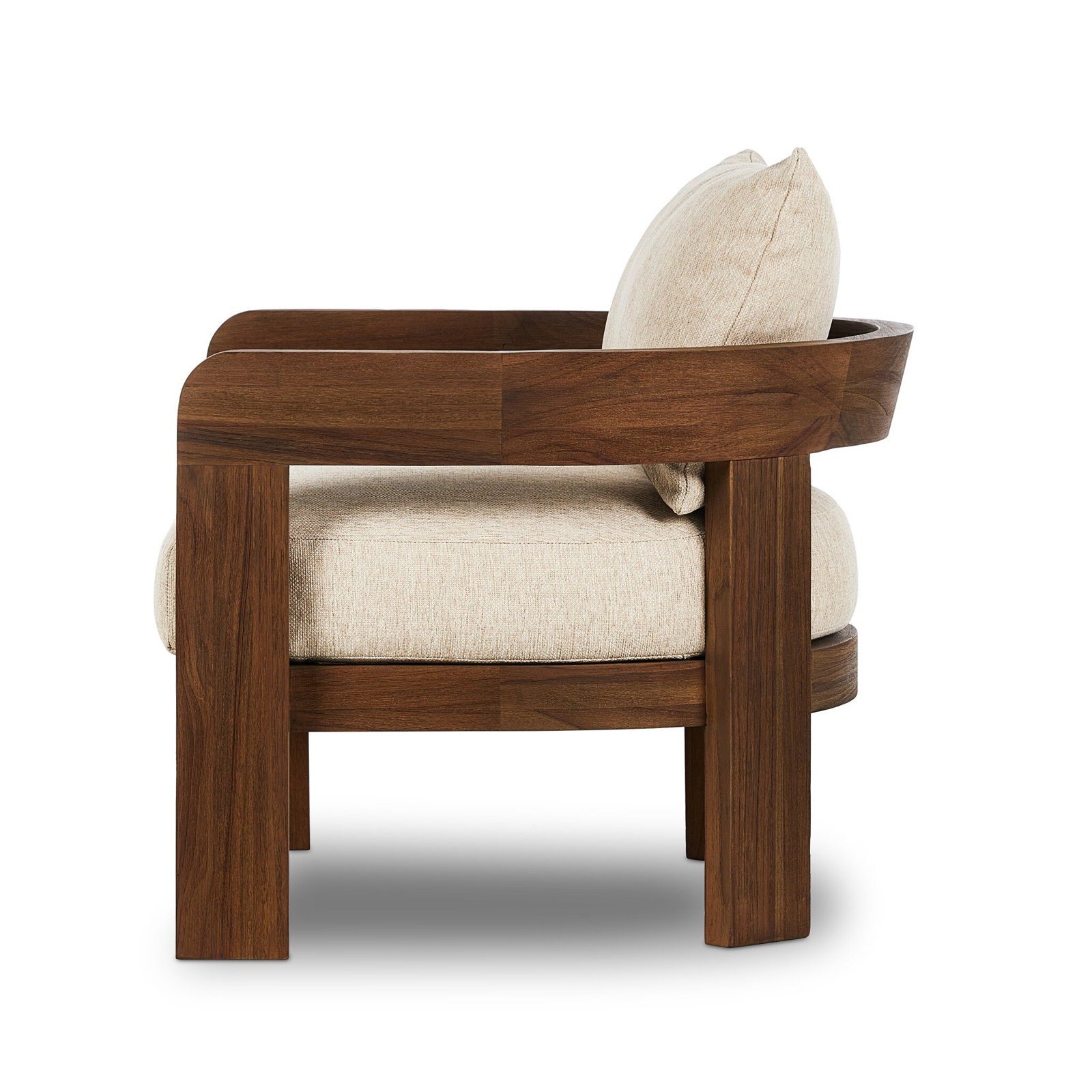 Ashira Outdoor Lounge Chair, Beige