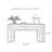 Retro Minimalist Solid Wood Console Table