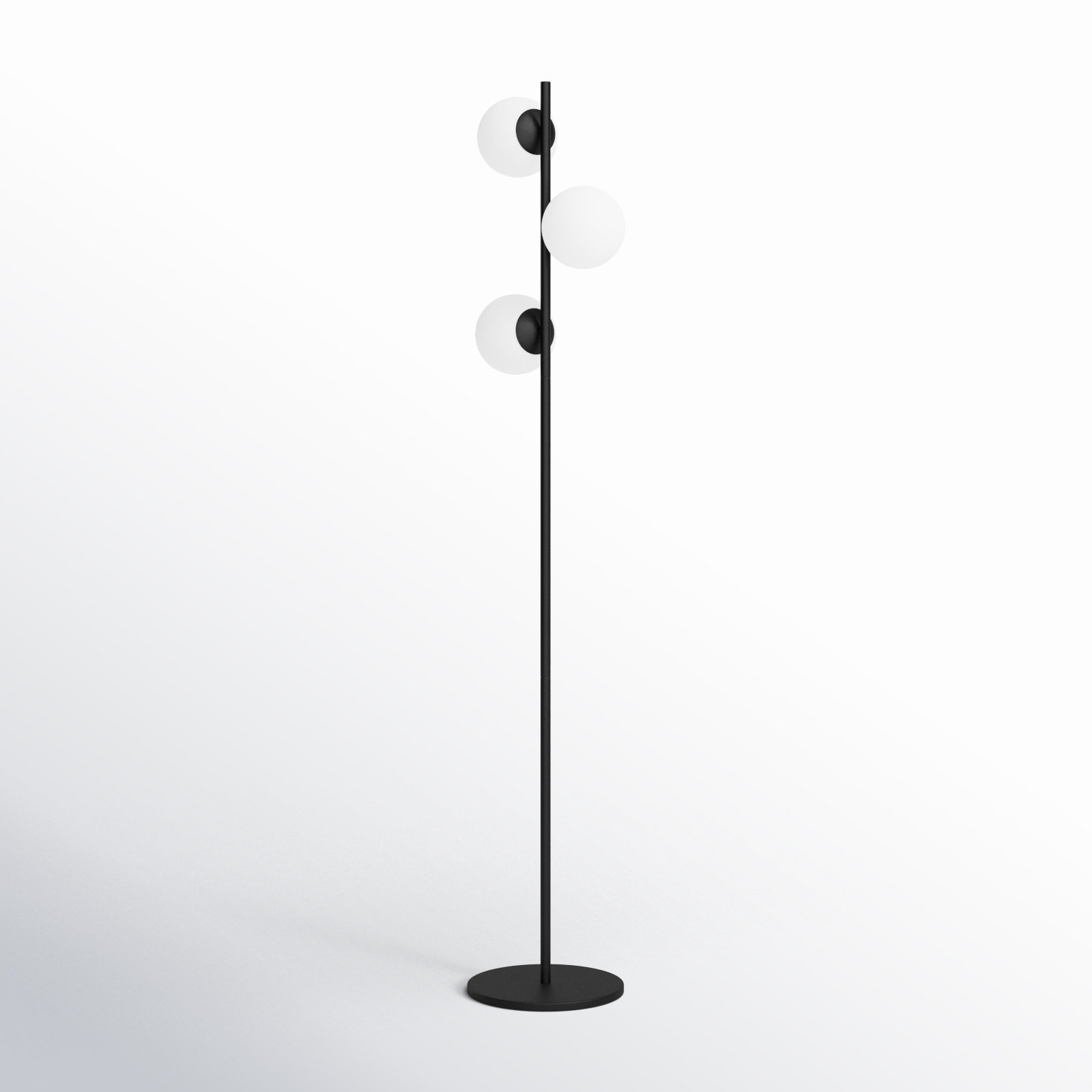 Dianna 64'' Floor Lamp, Black