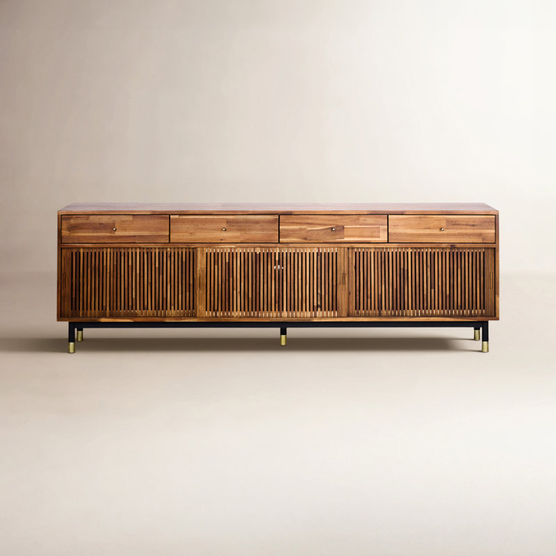 Dakota Unfinished TV Stand for TVs up to 88"