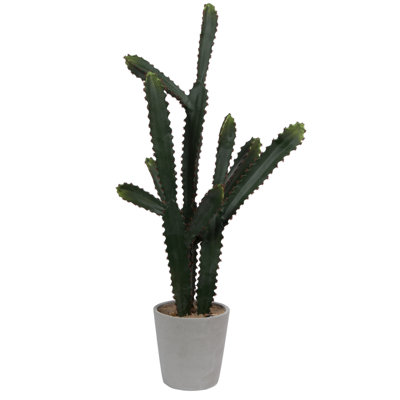 34'' Faux Tree in Concrete Pot