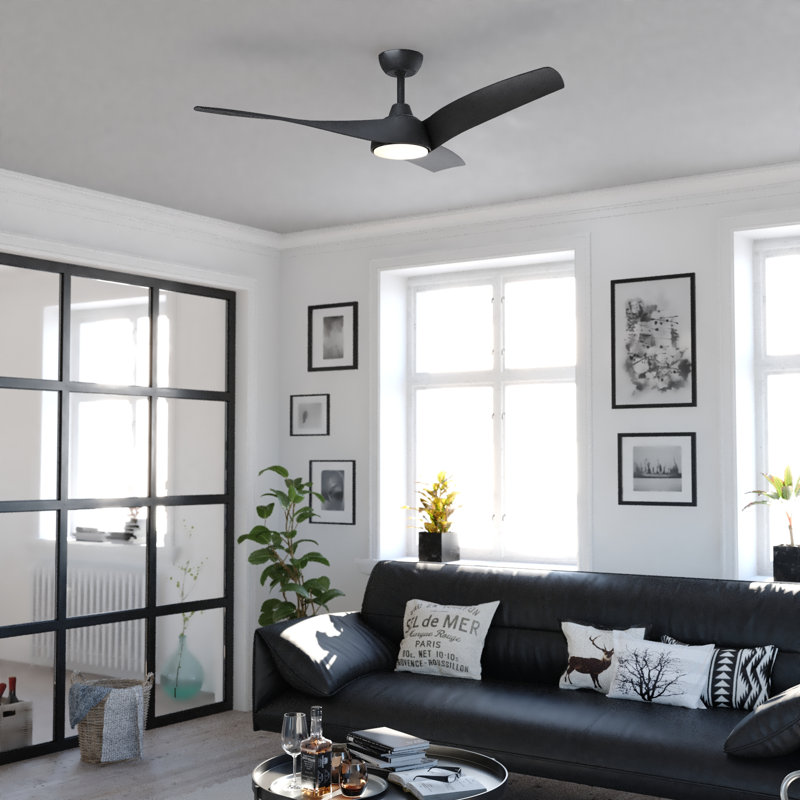  Ventilateur de plafond d'intérieur à fixation sur tige 56 po Crest Hill