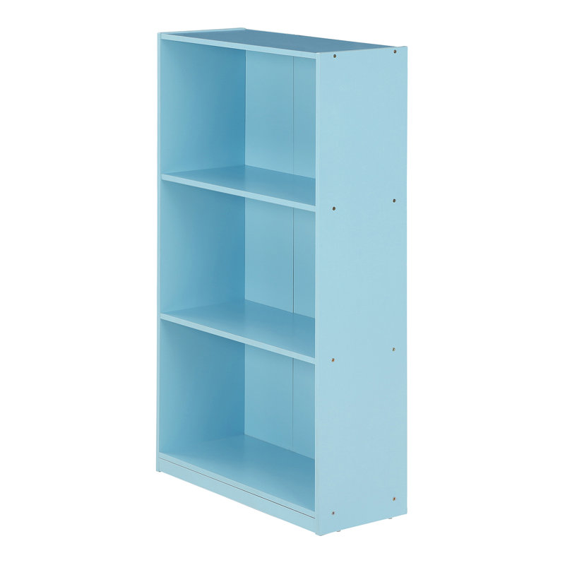 Barhorst 100.3cm H x 55.2cm W Standard Bookcase, Light Blue