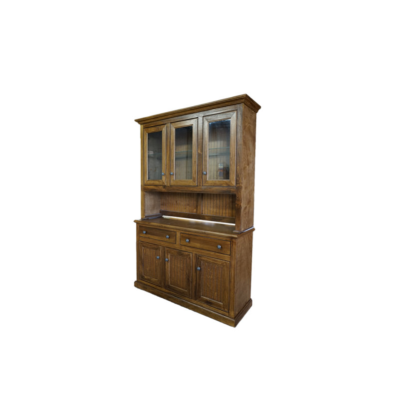 Manzelli Sideboard with Bar Hutch, Havana Gold