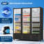 39.8 Cu.Ft. 3 Glass Door Beverage Refrigerator – Frost-Free, 360° Cooling, Adjustable Shelves