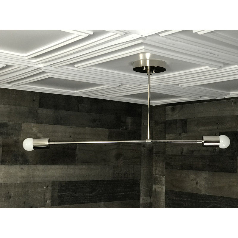 Ove 2 - Light Kitchen Island Pendant, Polished Nickel