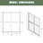 56 - 60" Adjustable Width Aluminum Frame Bypass Bathroom Sliding Door With 8Mm & Tempered Glass, Stainless Steel Handle, Double Handle As Towel Rail, Safe Shower Environment Frame, 5/16"  8Mm  Clear-121585328