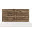 Structure de lit double de style rustique avec finition en pin patiné, lignes modernes, tête de lit et rails pour la chambre à coucher, sommier tapissier requis-1459876109