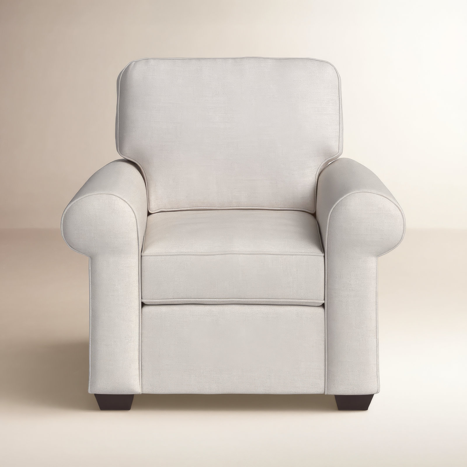 Porter Armchair, Nomad Snow Crypton® Chenille