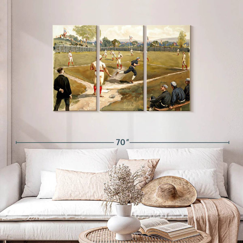 Sireci Baseball, 28" H x 45" W