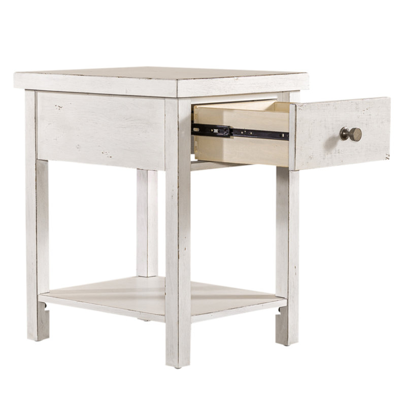  Table d'appoint Bettee, Blanc
