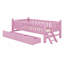 Lit plateforme en bois avec garde-corps et 2 tiroirs-515671758