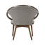 Fauteuil demi-tonneau d'appoint en polyester 32 po Esteen-1917983648