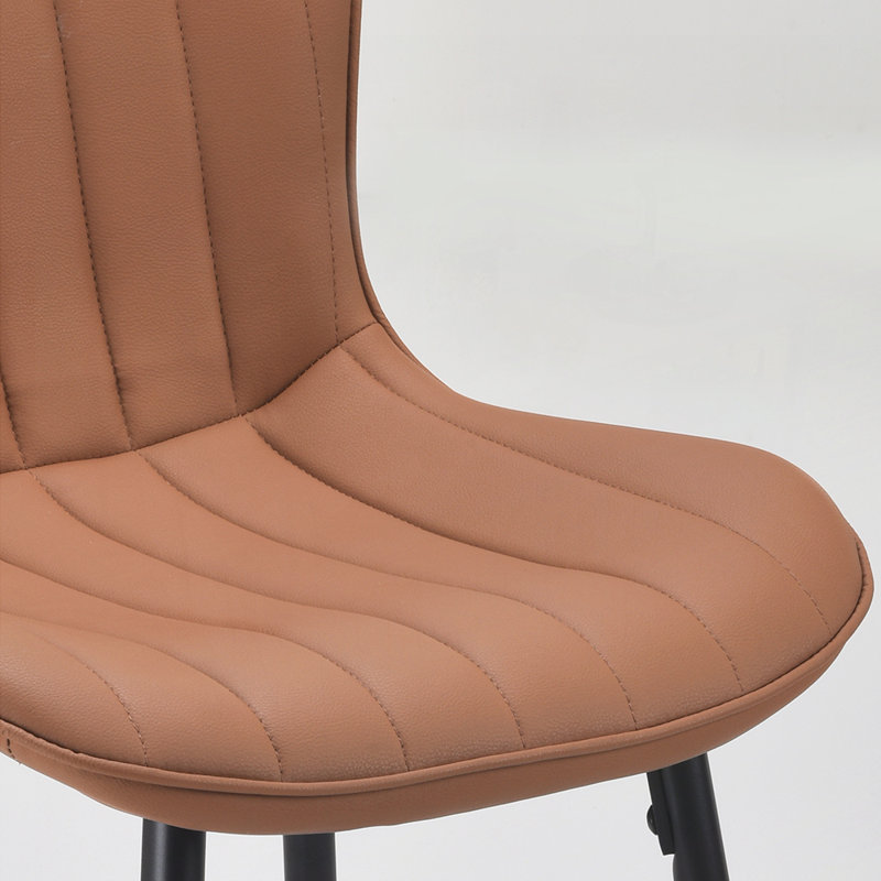 Ensemble de 2 tabourets de comptoir, ensemble de 2 chaises de salle à manger en similicuir avec pieds en métal pour une élégance moderne et une durabilité accrue