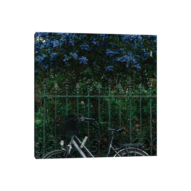 Paris Bicycle by Bethany Young - Print on Canvas, Wrapped Canvas, 93.98cm H x 93.98cm W x 3.81cm D