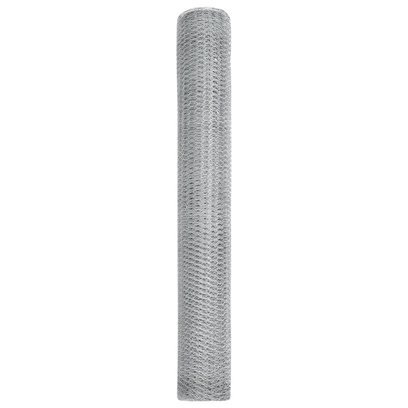 Hexagon Fence Galvanised Steel, 140cm H x 10000cm W