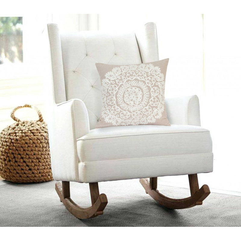Arlene Tan Throw Pillow, Poly