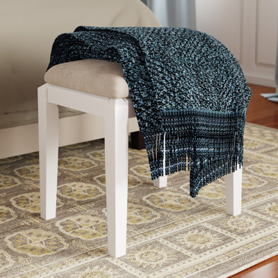 Andalusia Solid Wood Accent Stool