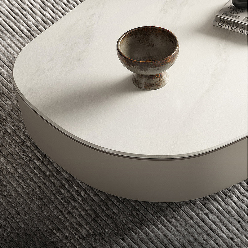 Ensemble de tables basses en marbre italien