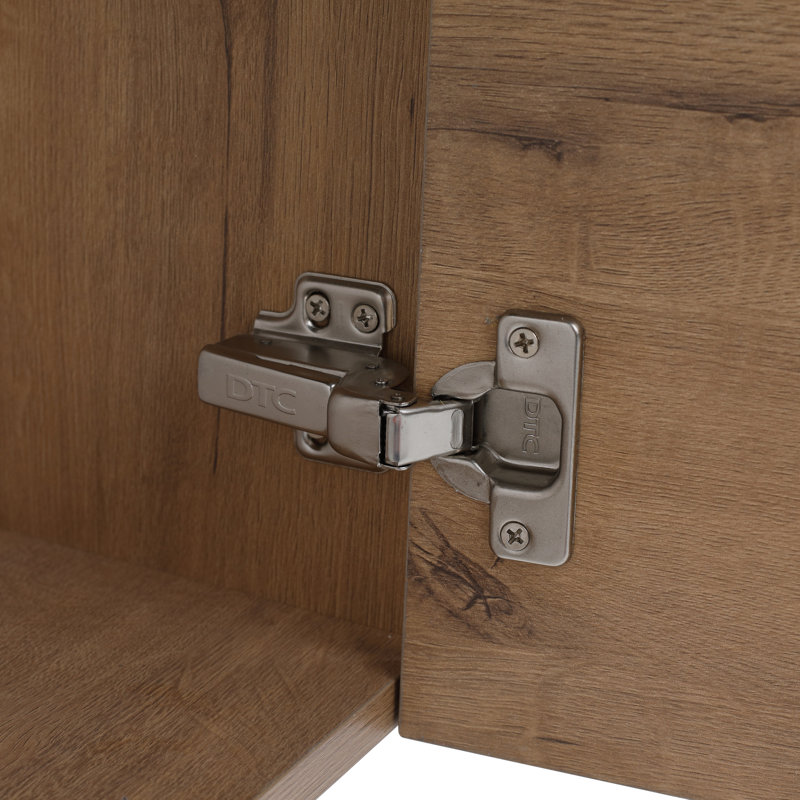 Ensemble de meuble-lavabo simple 18 po Ashrit, Brun