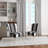 Black And White Striped Pattern - Upholstered Patterned Accent Side Chair