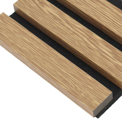 MDF Wall Panel with PVC Veneer & PET Backing