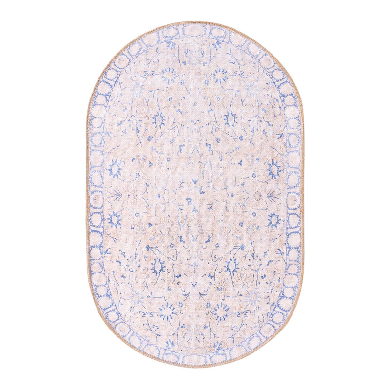 Tapis beige Sixtine, Ovale 2 pi x 3 pi 1 po