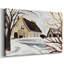 Winter Cottage II - Toile tendue avec châssis-1227224104
