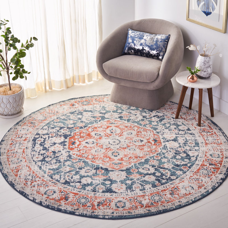 Lovelle 800 Performance Oriental Rug, Round 6'7"
