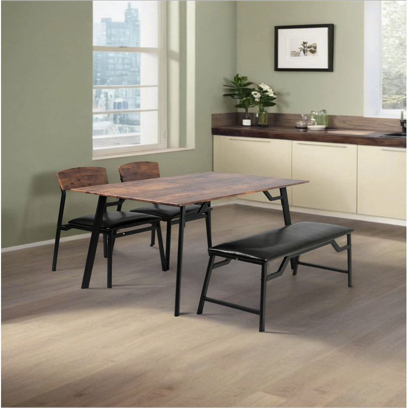 Modem 4 piece dining table set