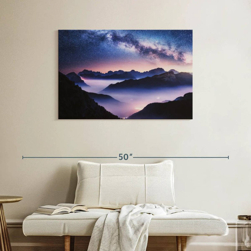 Oberle Bright Starry Night, 26" H x 39" W