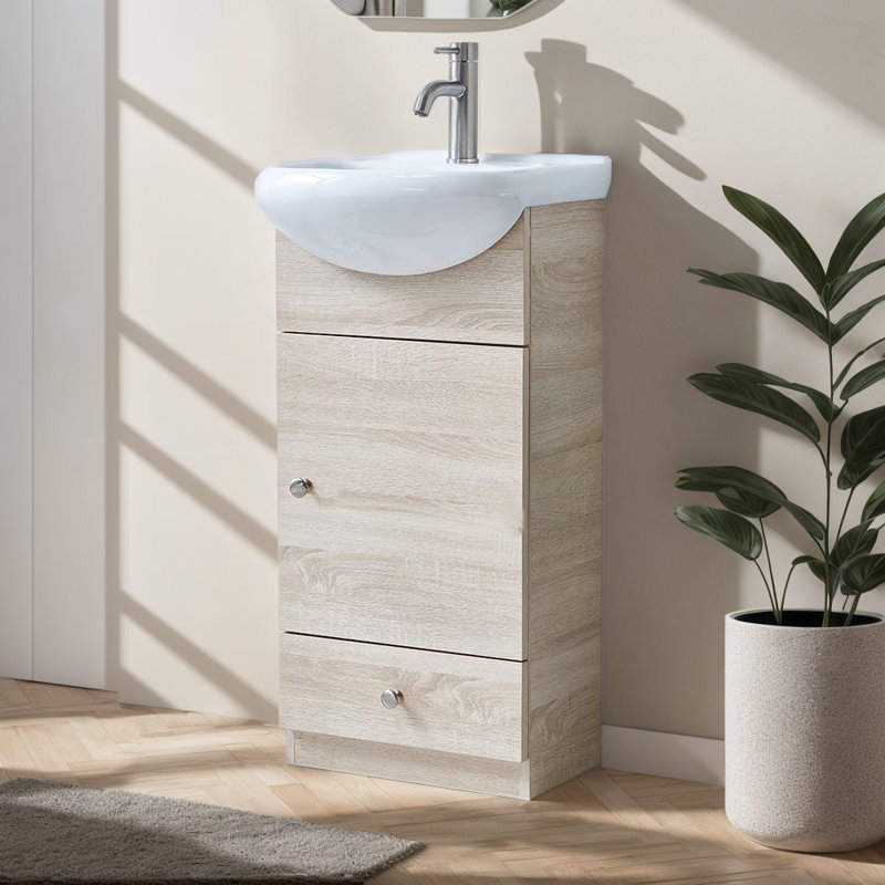 Ensemble de meuble-lavabo simple 18 po 18 po Danube