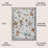 Bergvin Star Gazer Geometric Machine-Washable Ivory/Blue/Orange Rug-1096399019