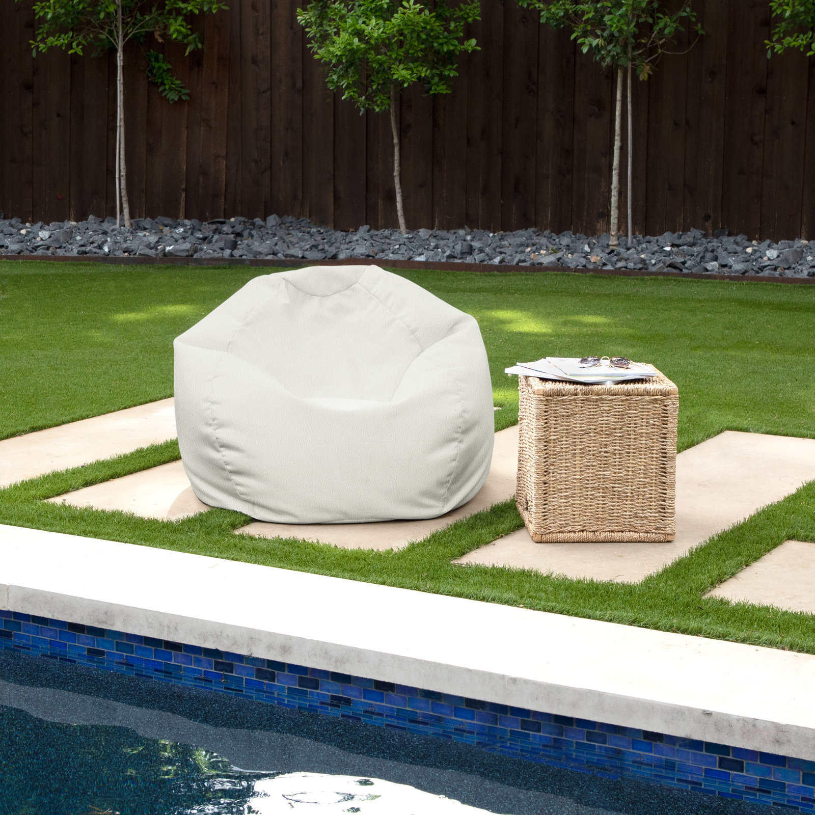 Harborside Outdoor Bean Bag, Ivory